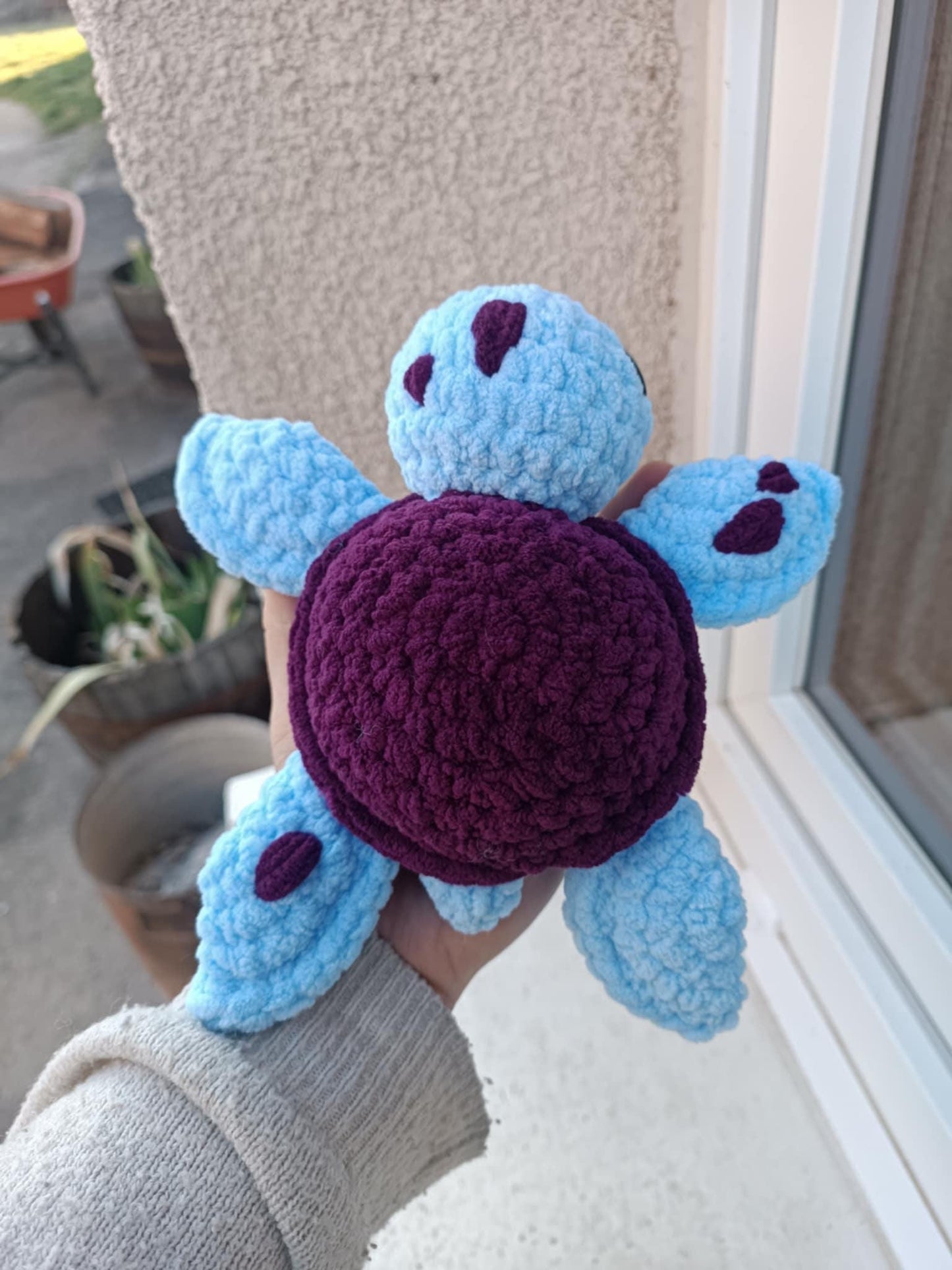 Turtle plushies 22cm x 22cm . Sea creature stuffed animals