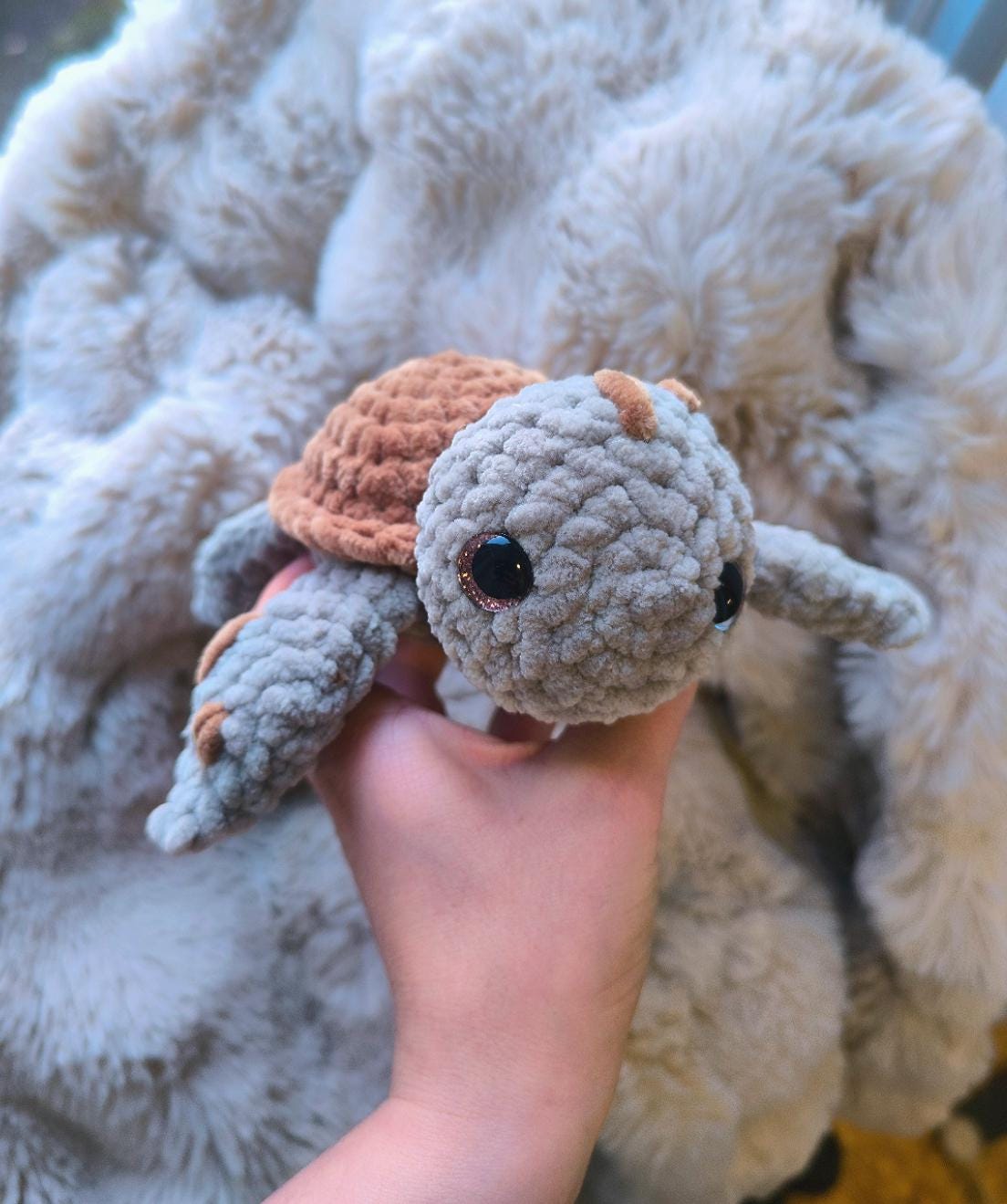 Turtle plushies 17cm x 17cm . Sea creature stuffed animals