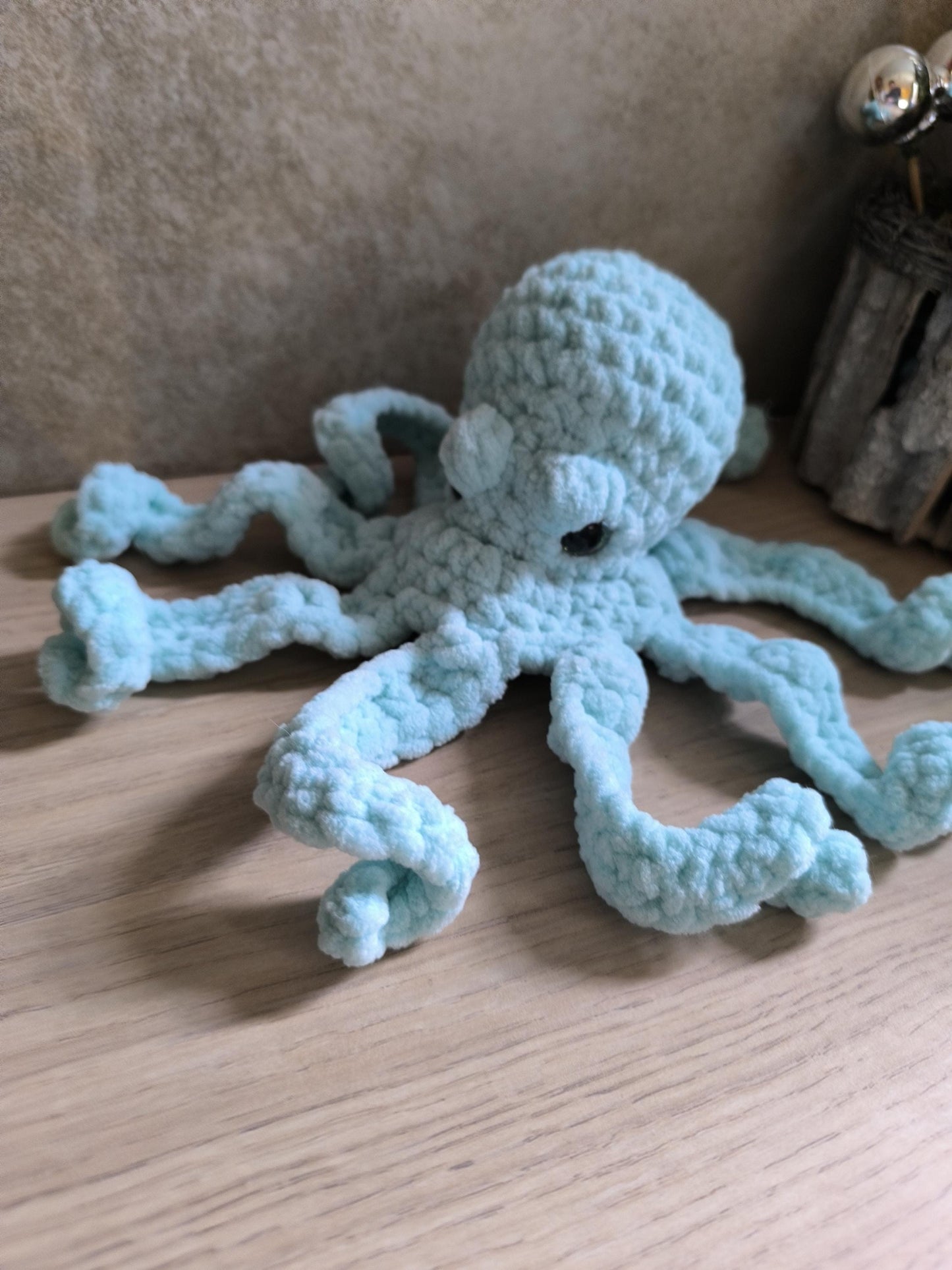 Handmade Crochet Octopus Plushie | 25cm | Baby-Safe Option | Amigurumi Toy | Nursery Decor | Gift Idea Sea creature ocean friend