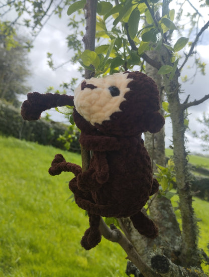 Hanging monkey buddy ready to ship leggy monkey