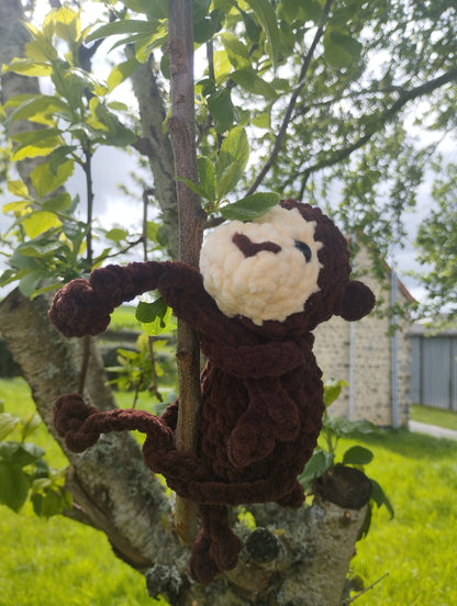 Hanging monkey buddy ready to ship leggy monkey