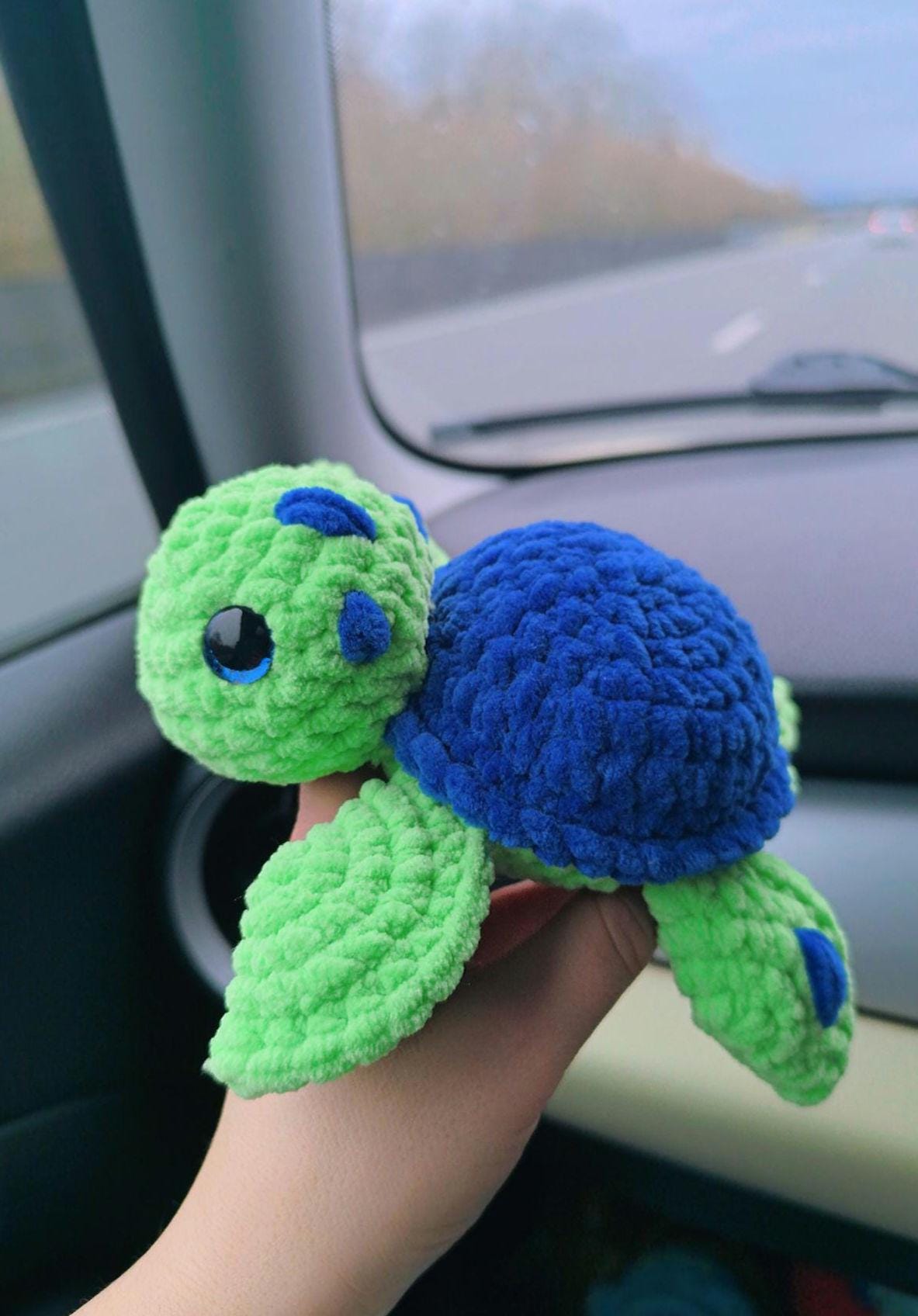 Turtle plushies 17cm x 17cm . Sea creature stuffed animals