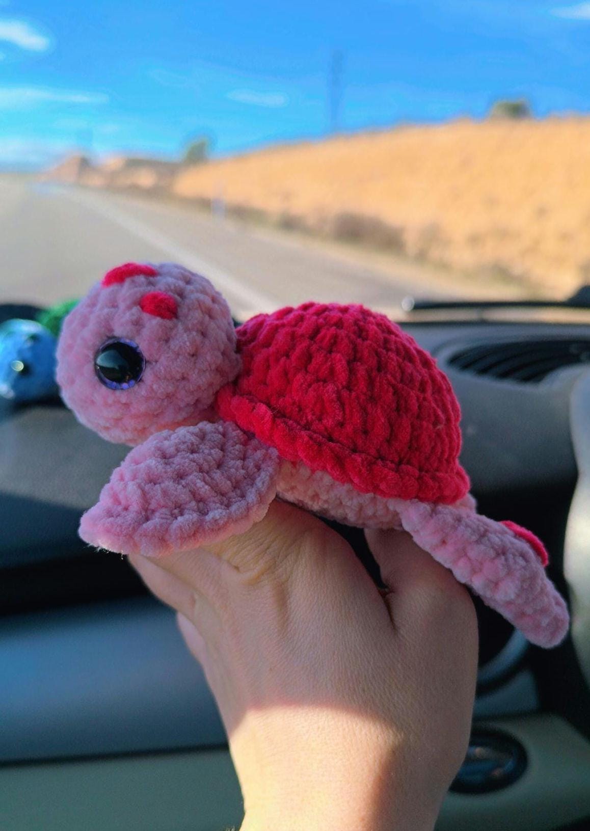 Turtle plushies 17cm x 17cm . Sea creature stuffed animals