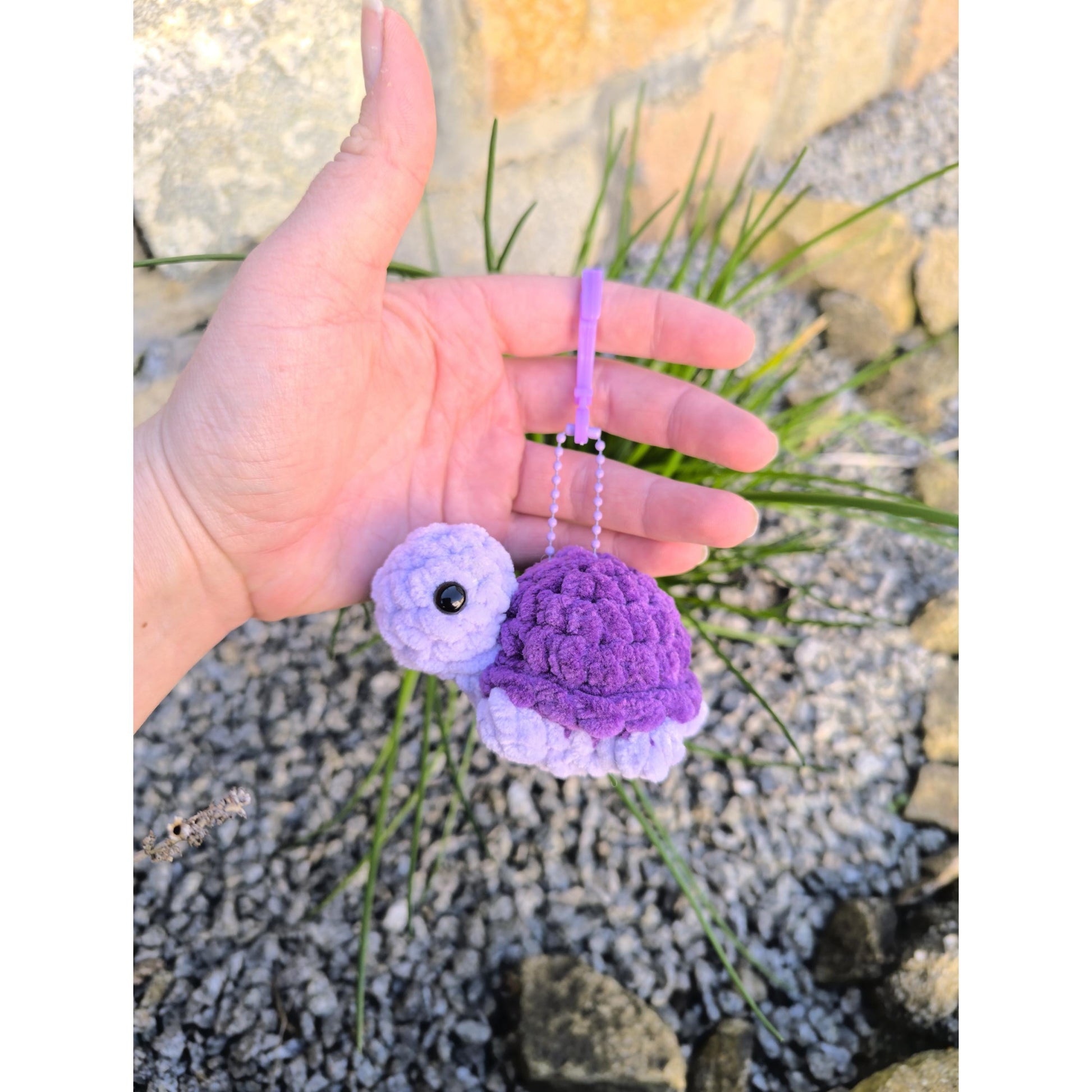 Mini Turtle keychain | Crochet amigurumi | Lucky Charm | Gift | Anti-stress | Emotional support | Companion | Handmade | Grigri |
