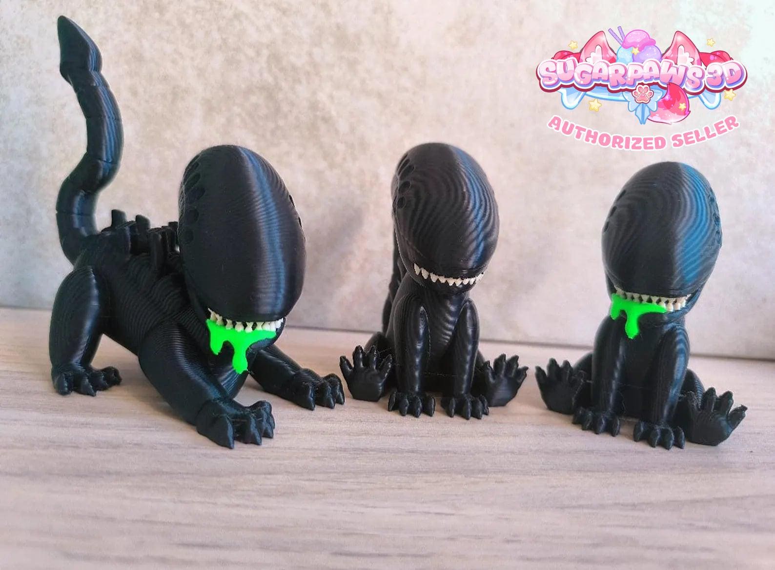 3D printed Xenomorph aliens your choice or pack of all 3