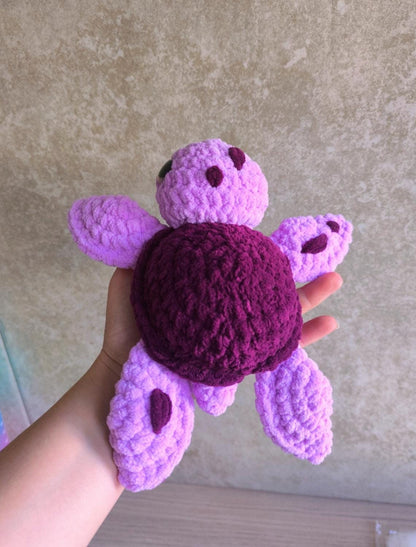 Turtle plushies 22cm x 22cm . Sea creature stuffed animals