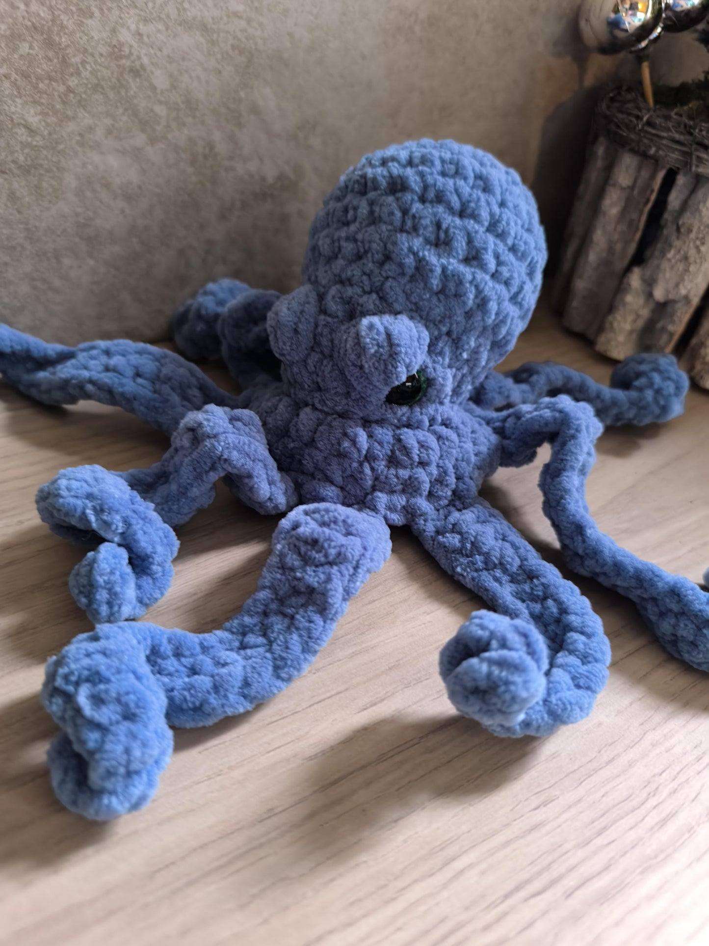 Handmade Crochet Octopus Plushie  | 25cm | Baby-Safe Option | Amigurumi Toy | Nursery Decor | Gift Idea Sea creature ocean friend