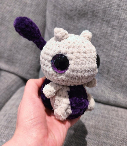 Crochet Psychic Chonkimon Plush – Handmade Amigurumi (18 cm)
