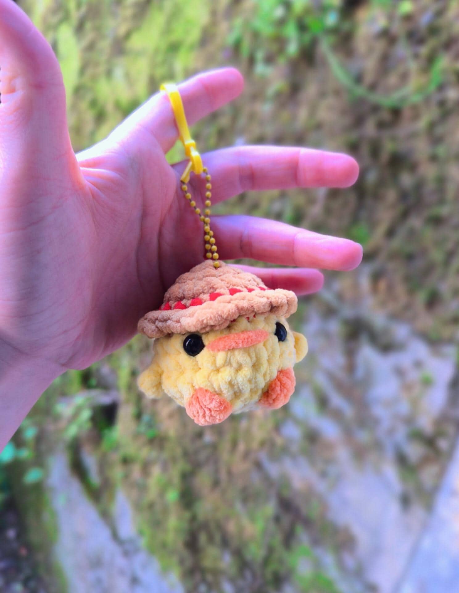 Handmade Crochet pirate Chick Keychains | Soft Plush Bag Buddies| Cute Handmade Accessories |Perfect Gifts him and her