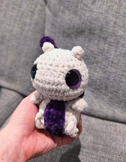 Crochet Psychic Chonkimon Plush – Handmade Amigurumi (18 cm)