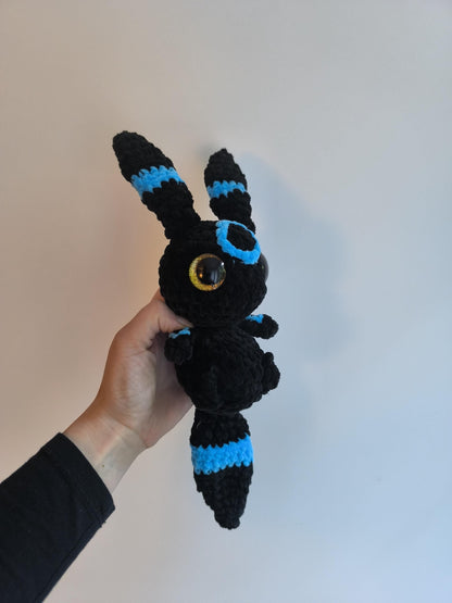 Handmade crochet special night fox chonkimon plushie