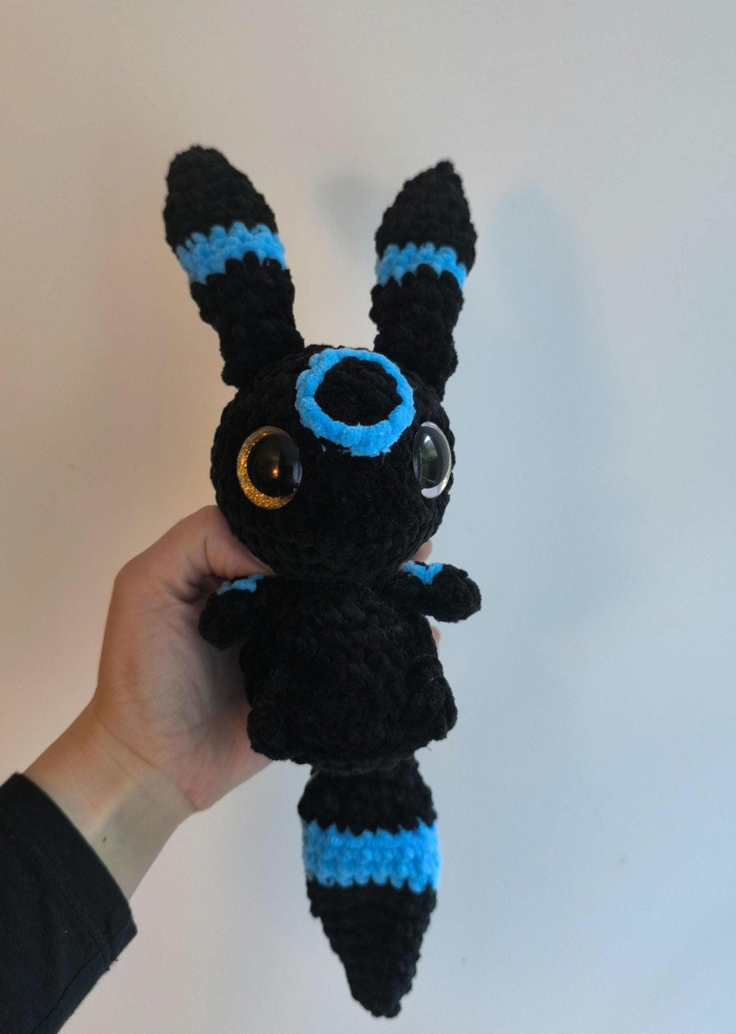 Handmade crochet special night fox chonkimon plushie